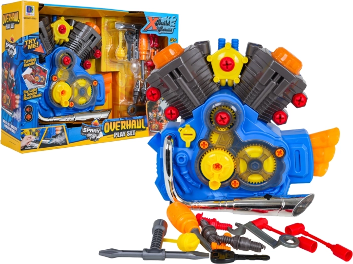 Children's Disassemblable Engine with Steam Effect