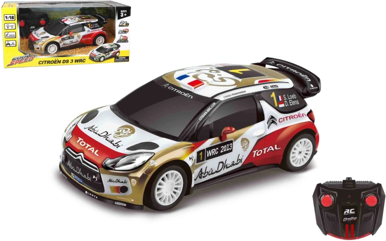 Nuotoliniu būdu valdomas automobilis Citroën DS 3 WRC 1:16