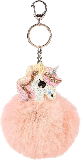 Souza! Valentina unicorn keychain, light pink