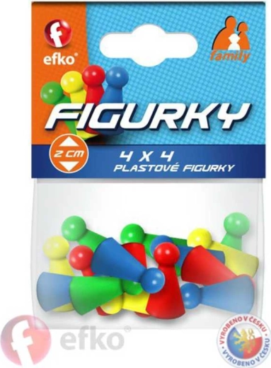 EFKO Family spalvotos figūrėlės stalo žaidimams (16 vnt.)
