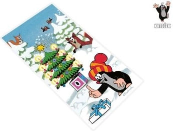 Maišelis KIRMIUKAS Kalėdos 21 × 40 cm