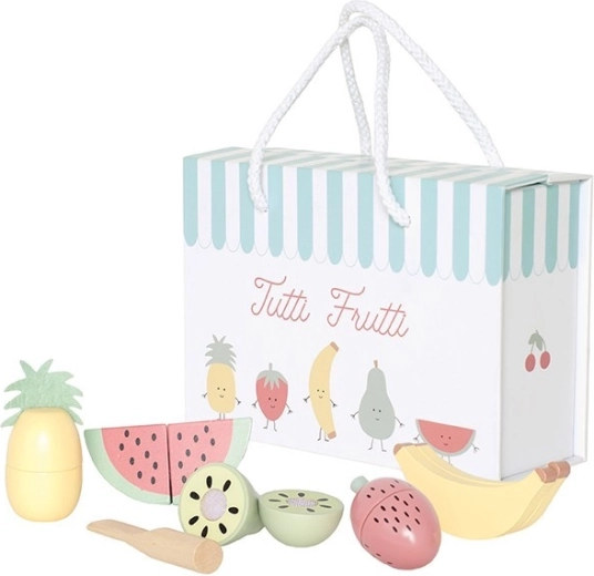 JaBaDaBaDo wooden cuttable fruit for kids