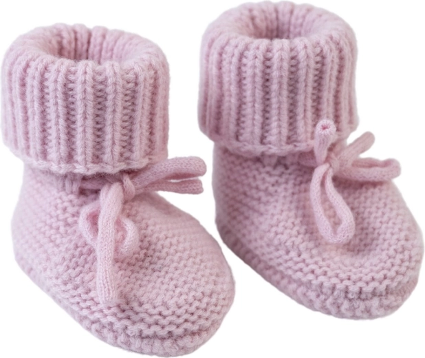 Lodger merino wool booties tan 0–6 months