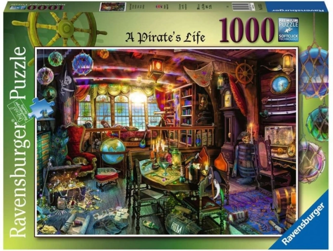 Ravensburger 1000 dalių dėlionė „Piratų gyvenimas“