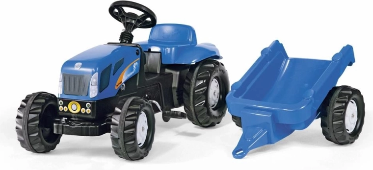 New Holland Pedal Tractor with Trailer