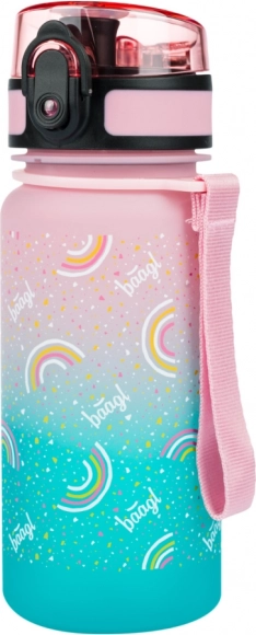 Baagl tritano gėrimo buteliukas Gradient Vaivorykštė 350 ml