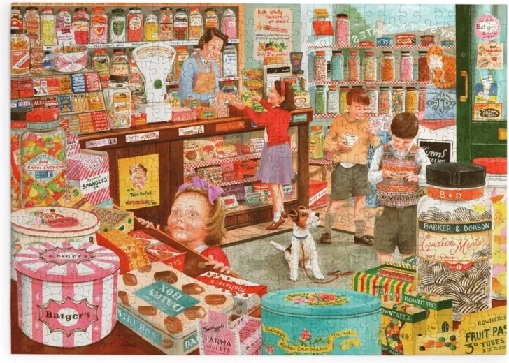House of Puzzles dėlionė „Saldainių parduotuvėlė“, 500 didelių detalių