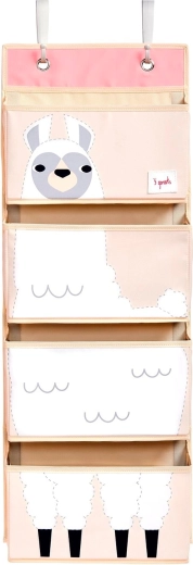 3 Sprouts hanging organizer Llama white