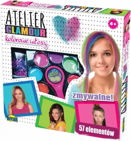 Kosmetikos rinkinys „Atelier Glamour“ spalvotiems plaukams