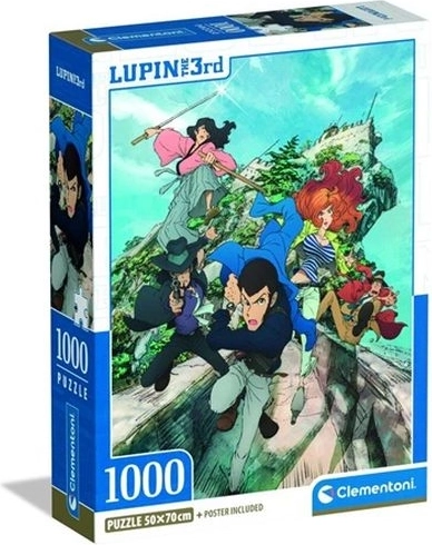 Dėlionė „Compact Lupin III“ 1000 dalių