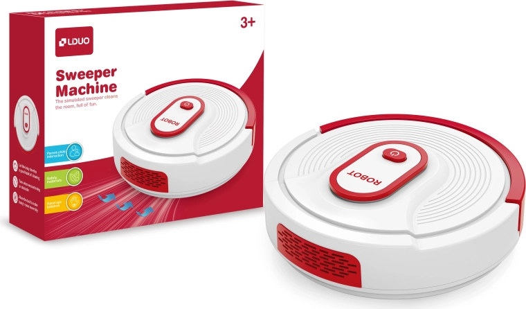 Vaikiškas robotinis dulkių siurblys su baterijomis SPARKYS