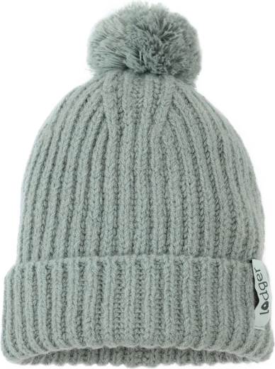 Lodger megzta merino kepurė su bumbulu (0–3 mėn.) – 1 vnt.