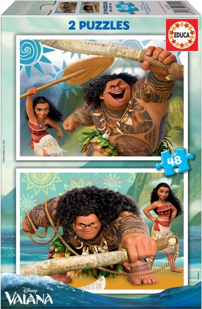 Disney Puzzle Brave Moana 2 x 48 Pieces