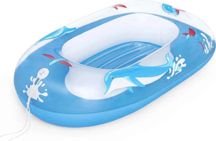 Bestway pripučiamas vaikiškas laivelis Floating Friends su virve
