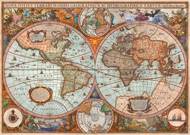 Historic World Map Puzzle 3000 Pieces SCHMIDT