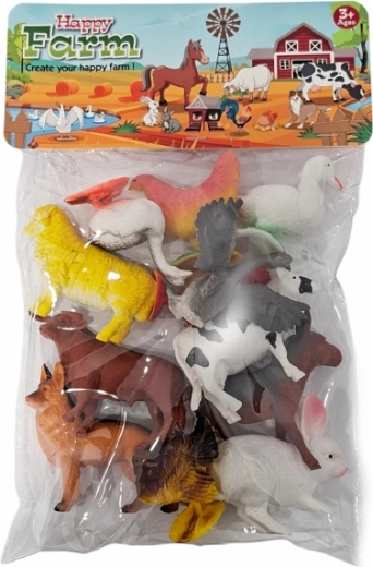 Farm Animals – Set of 12 Farm Animal Figurines