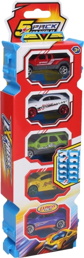 Metal Toy Cars in a Container - 5 pcs