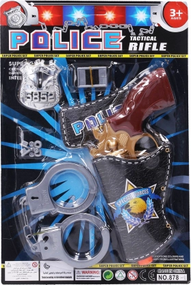 Policijos rinkinys su pistoletu ir antrankiais 23 cm