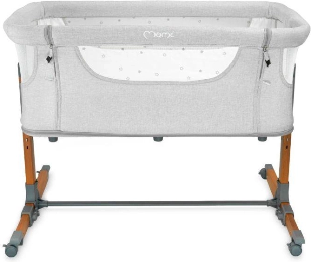 MoMi SMART BED 4v1 šviesiai pilka