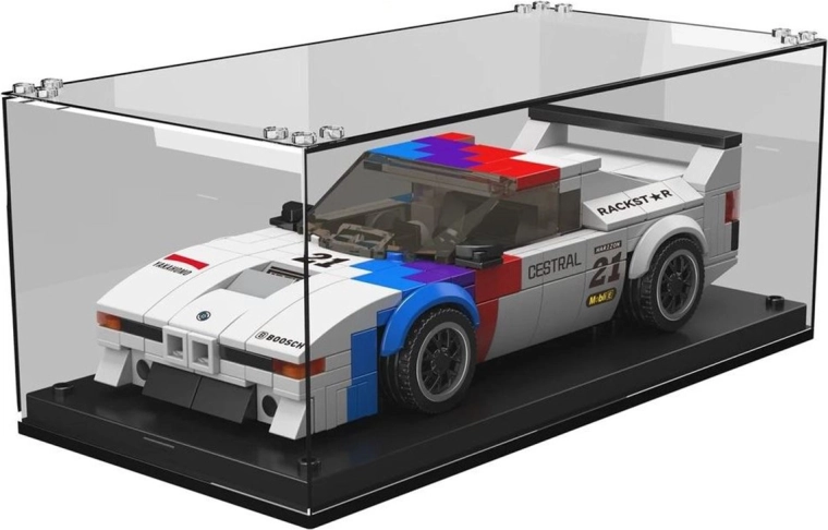 Mould King White Sports Car Building Set, 411 Pieces