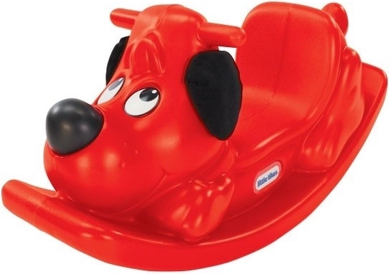 Rocking Dog LITTLE TIKES – red plastic rocker for toddlers