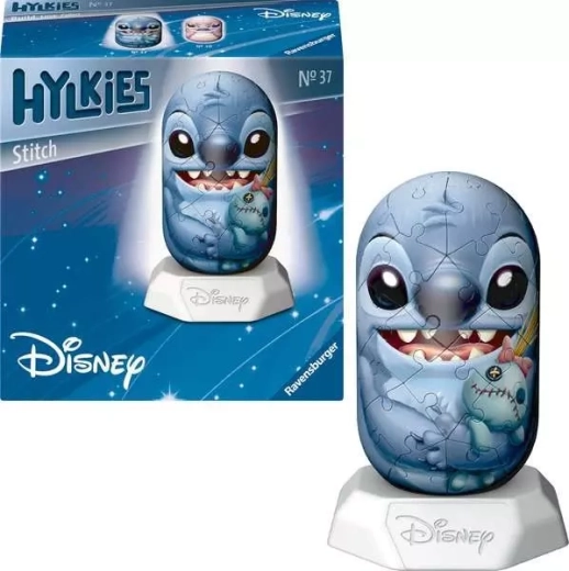 Ravensburger 3D dėlionė-kamuolys „Disney Stitch“, 54 detalės