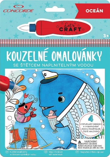 Magiškos spalvinimo knygelės CONCORDE vandenynas