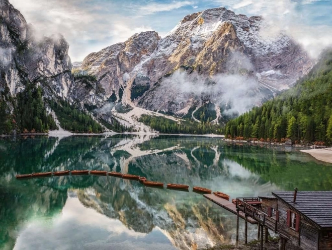 Puzzle RAVENSBURGER Lake Braies Italy 1500 Pieces