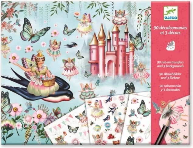 DJECO perkeliamų paveikslėlių rinkinys – pasakų karalystė