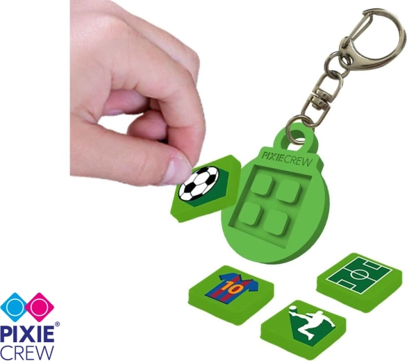 Pixie crew apvalus žalias raktų pakabukas