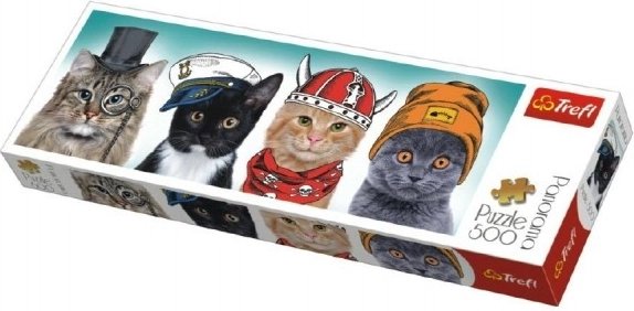 Panoraminė dėlionė TREFL – Švelnus kolektyvas, 500 detalių