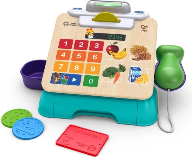 Vaikiškas kasos aparatas „Magic Touch“ BABY EINSTEIN x HAPE (nuo 9 mėn.)