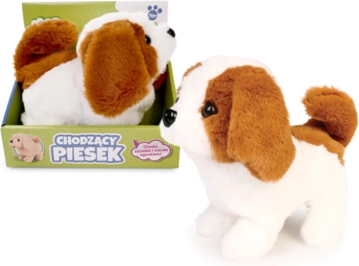 Walking Plush Puppy 15 cm