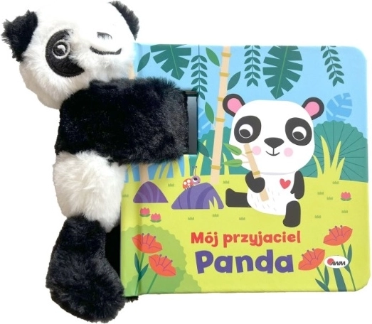 Mano draugas panda – leporelo su pliušiniu talismanu