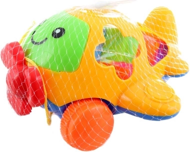 Pull-Along Airplane with Shape Sorter and Numbers