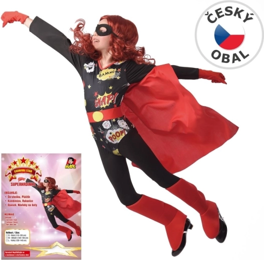Girls' Superhero Carnival Costume, 130–140 cm