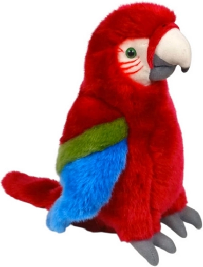 Red Macaw Plush Parrot 28 cm