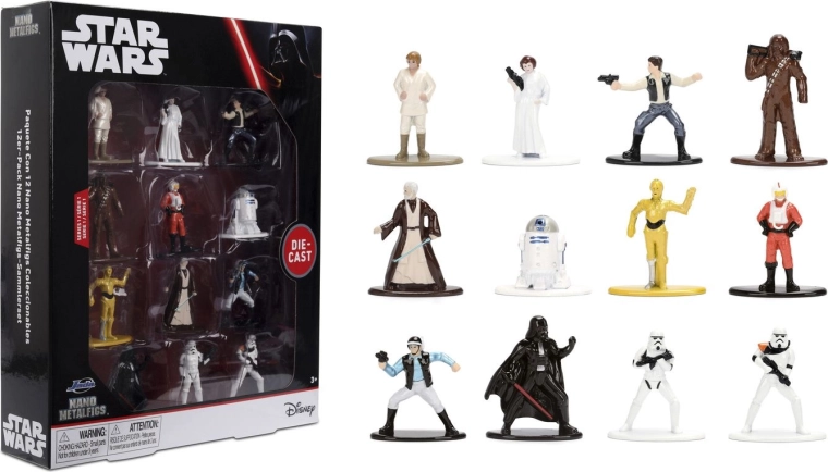 Set of 12 Metal STAR WARS Figures Metalfigs – Series 1