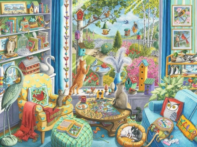 Ravensburger dėlionė Paukščių stebėjimas XL 750 detalių