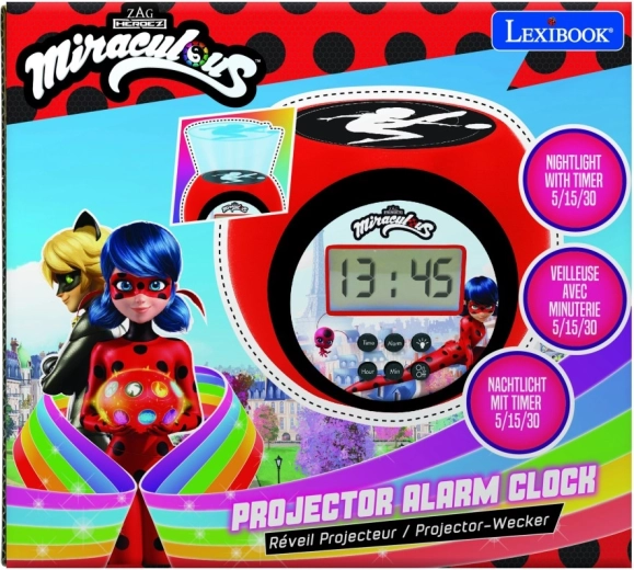 Miraculous: Ladybug and Cat Noir Projector Alarm Clock