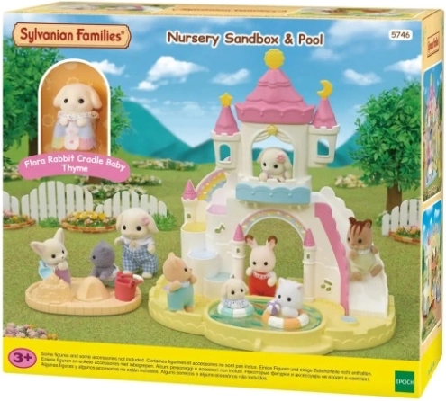 Sylvanian Families žaidimų aikštelė su baseinu