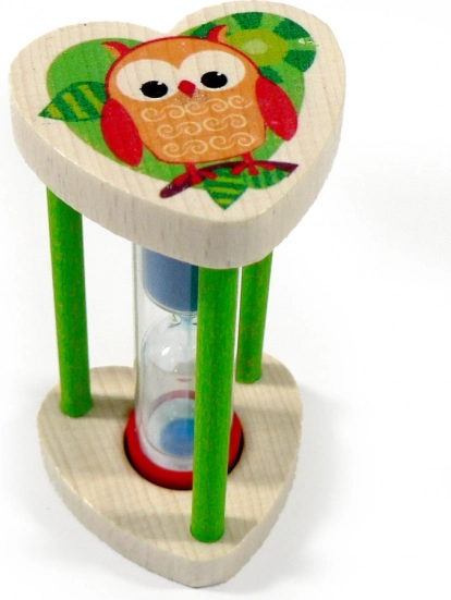 Owl Hourglass for Measuring Brushing Time