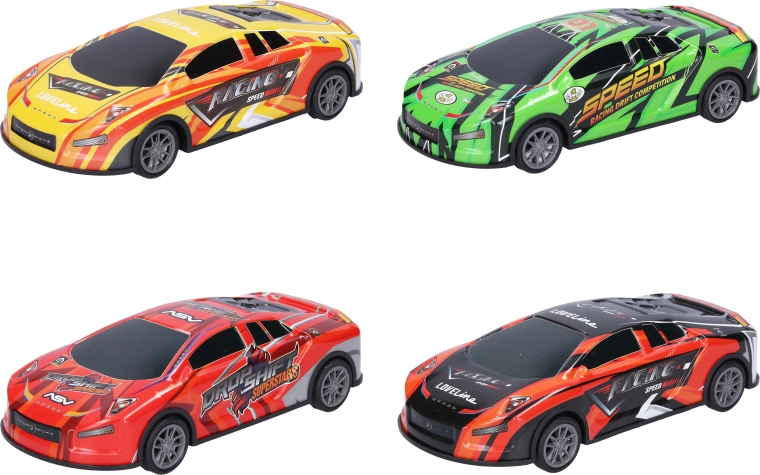 Dreifuojantis metalinis inercinis automobilis 17 cm