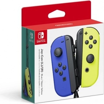 Nintendo Joy-Con controllers blue/neon yellow