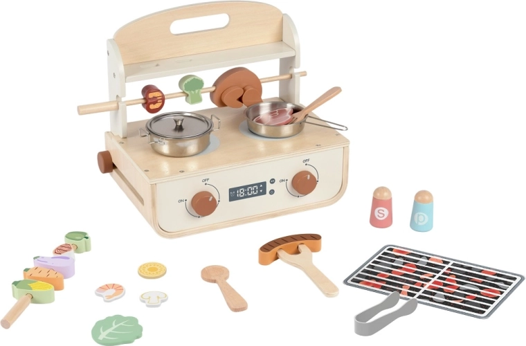 2Kids Toys medinė kepsninė su priedais