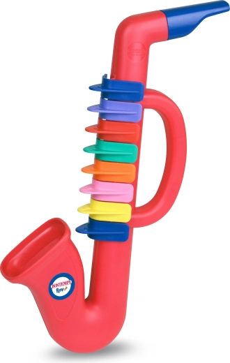 Children's Red Plastic Saxophone with 8 Keys