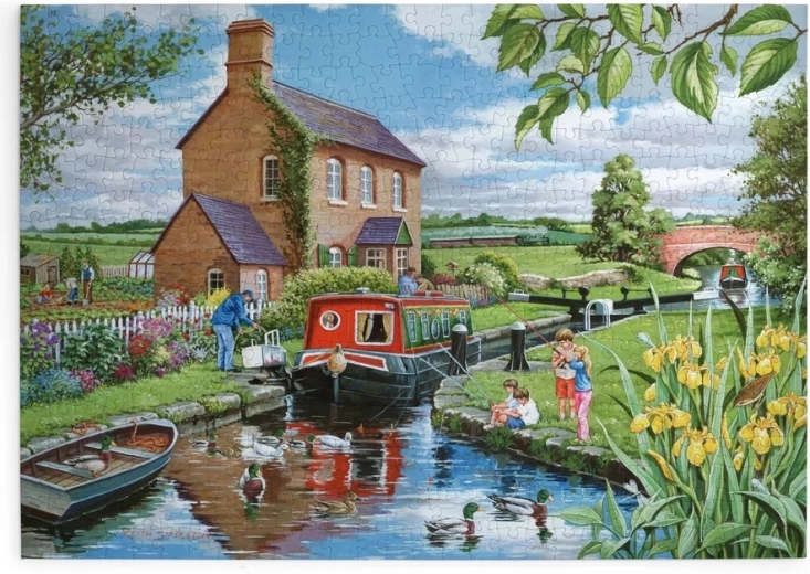 House of Puzzles On the River Cruise jigsaw puzzle, 500 pieces
