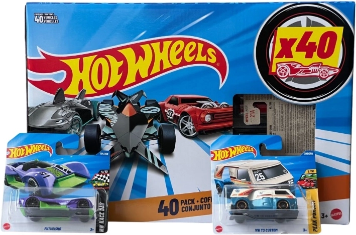 Hot Wheels 40 automobiliukų rinkinys