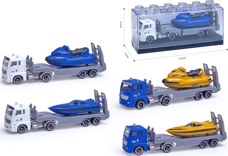 Metalinis sunkvežimis su motorine valtimi 1:64 (įvairūs variantai)