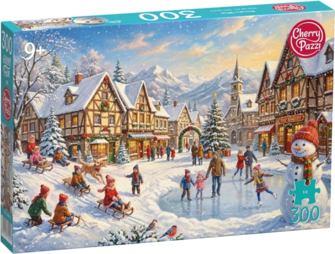 Cherry Pazzi Snowy Village puzzle, 300 pieces